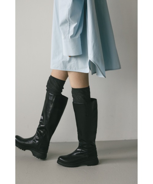 STYLEMIXER（スタイルミキサー） ブーツ トラックソールロングブーツ