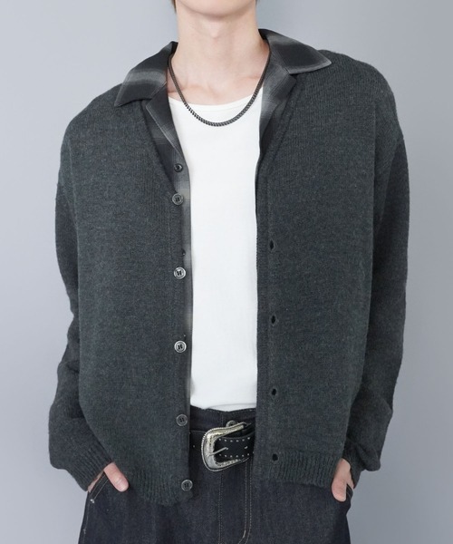 SPINNS（スピンズ） カーディガン 短丈モヘアニットカーディガン