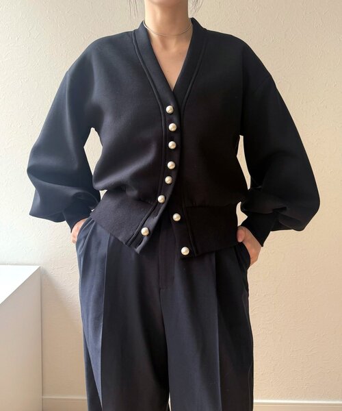 BEARDSLEY（ビアズリー） カーディガン パール釦ダンボール