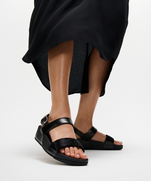 FitFlop（フィットフロップ） サンダル LULU CRYSTAL EMBELLISHED BACK