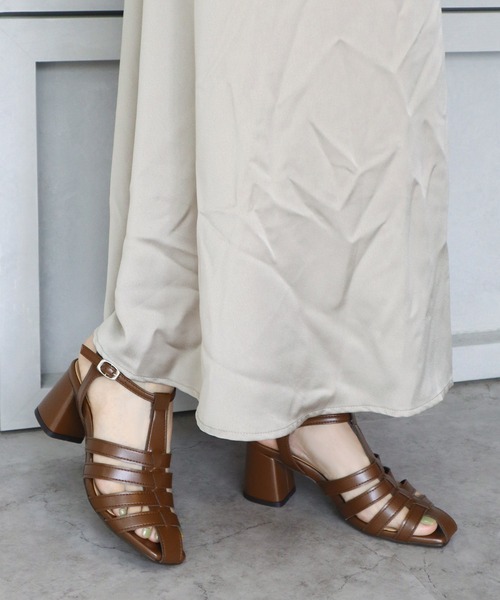 サンダル ヒールグルカサンダル「日本製」 レディース : ZOZOTOWN