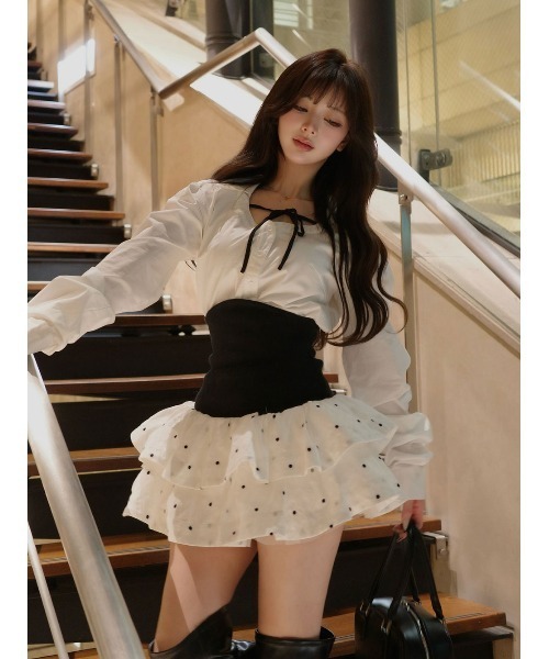 Darich（ダーリッチ） ワンピース ボリュームフレアセットアップ