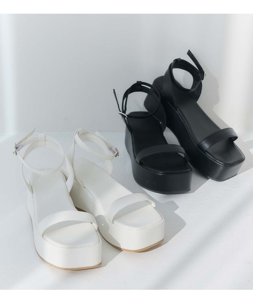 Edit Sheen（エディットシーン） サンダル スクエアプラットフォーム