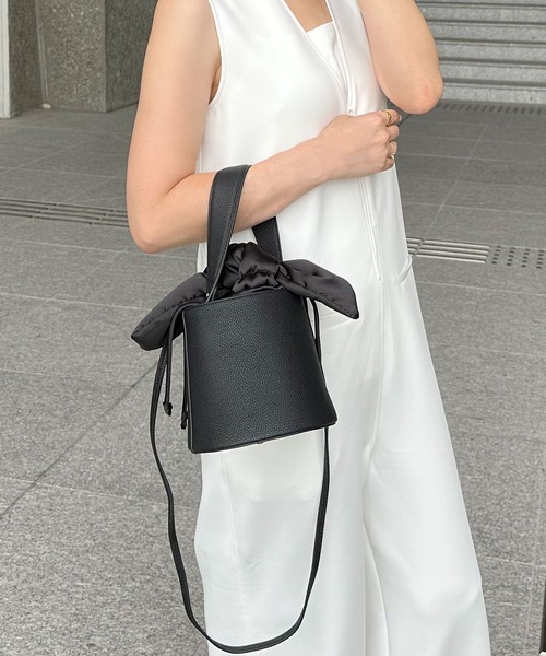 ショルダーバッグ バッグ 「 maiさんコラボ 」 本革 2WAY バケツ型