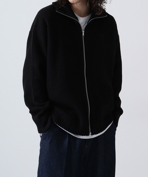 FUNALIVE（ファンアライブ） ラーベン編み ダブルジップ ドライバーズ