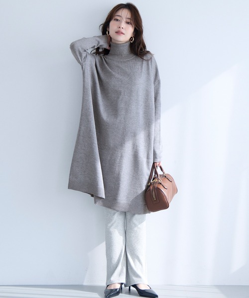 coca（コカ） チュニック タートルニットワンピース : ZOZOTOWN Yahoo