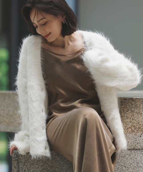 anuans（アニュアンス） カーディガン スーリーアルパカニット