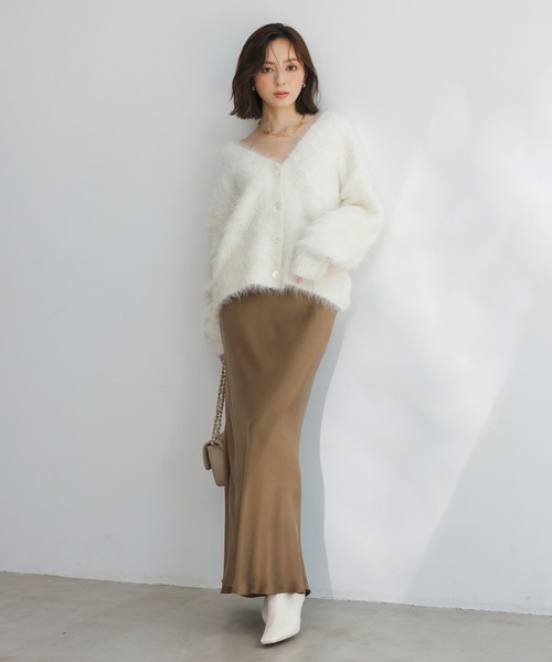 anuans（アニュアンス） カーディガン スーリーアルパカニット