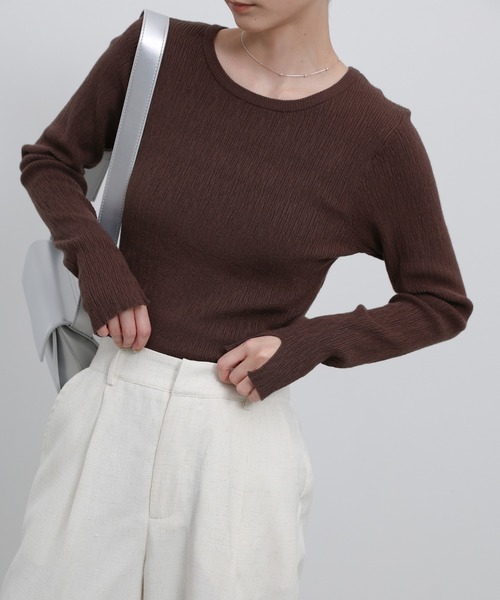 select MOCA（セレクトモカ） tシャツ 「もちもち肌触り」ニュアンス