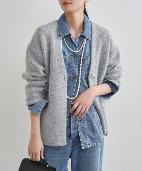 Loungedress（ラウンジドレス） コート アウター 接結ニットコート