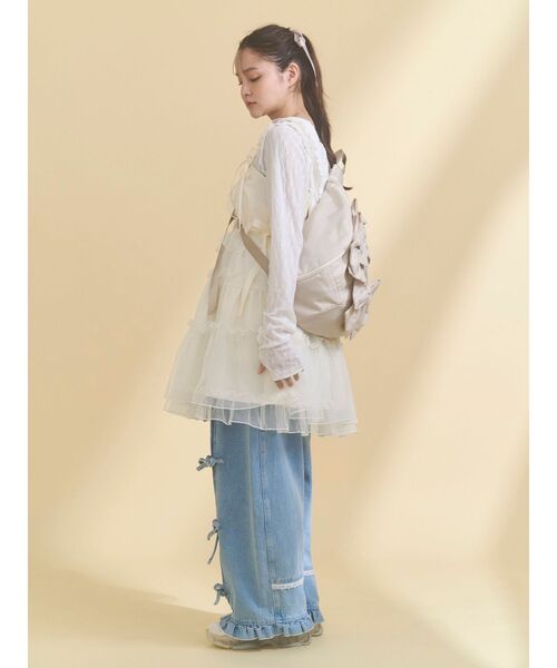 merry jenny（メリージェニー） ワンピース チュールドロストミニ