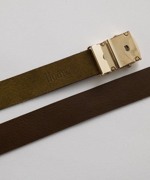 Whim Gazette（ウィム ガゼット） ベルト 「Hoaw.」レザーガチャベルト