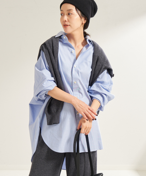 plage（プラージュ） ブラウス シャツ 「追加」Oxford Long シャツ