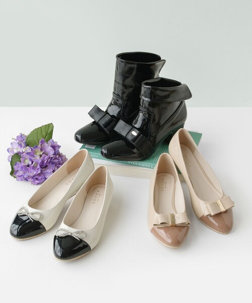 TOCCA（トッカ） 長靴 レインブーツ STEP OF RIBBON 2WAY RAINBOOTS