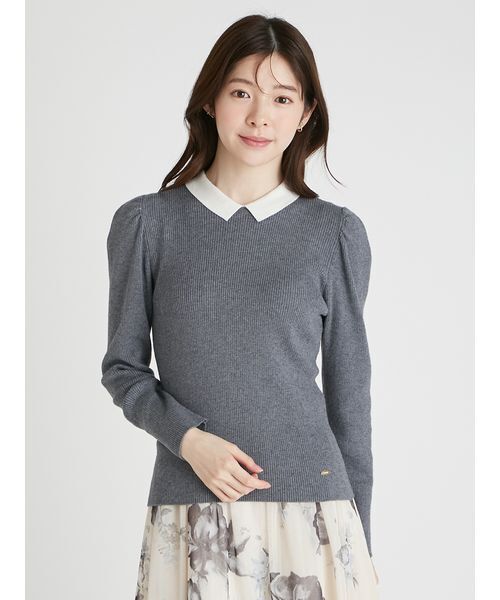 CELFORD（セルフォード） ニット セーター カシミア混襟付きニット