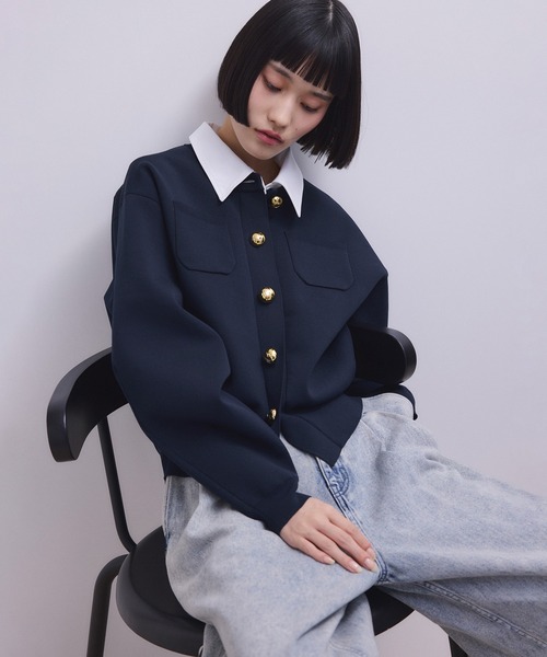 ADAM ET ROPE'（アダムエロペ） カーディガン 「WEB限定