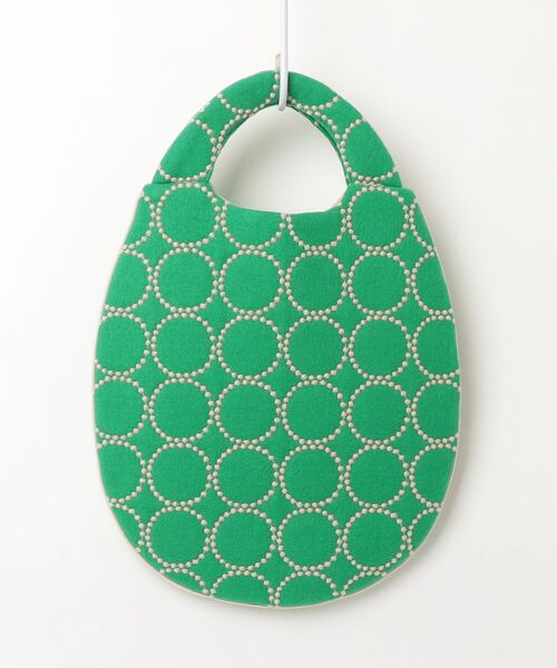 mina perhonen（ミナペルホネン） tambourine ハンドバッグ - グリーン