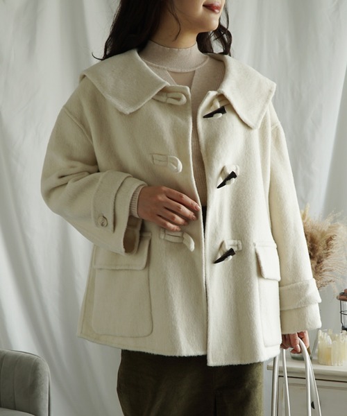 aimoha（アイモハ） ダッフルコート コート ウールショットコート (AW