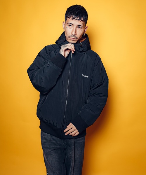 Subciety（サブサエティ） ナイロンジャケット Nylon puff hooded jkt