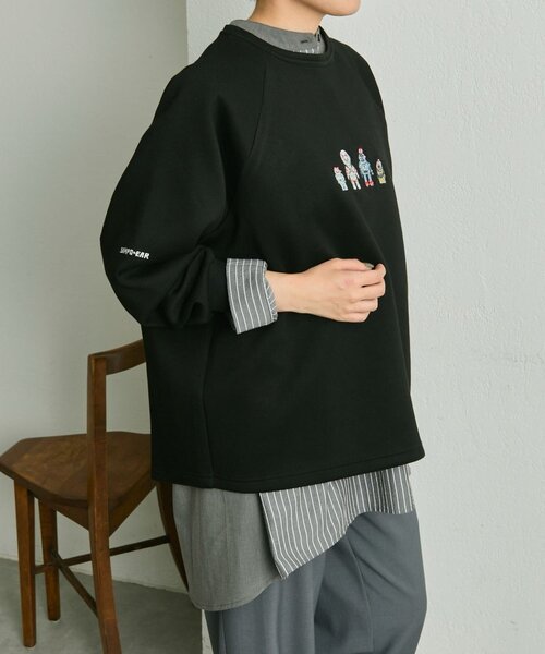 ear PAPILLONNER（イア パピヨネ） tシャツ 「手洗い可」sampo×ear