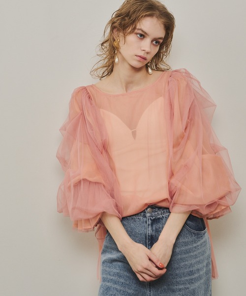 LA BELLE ETUDE（ラベルエチュード） ブラウス シャツ 2WAYボリューム