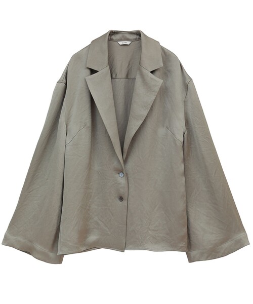 CLANE（クラネ） ブラウス シャツ 「CLANE/クラネ」TAILORED SATIN