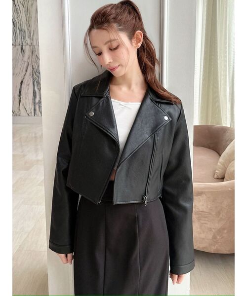 RESEXXY（リゼクシー） レザージャケット ライダース フェイクレザー