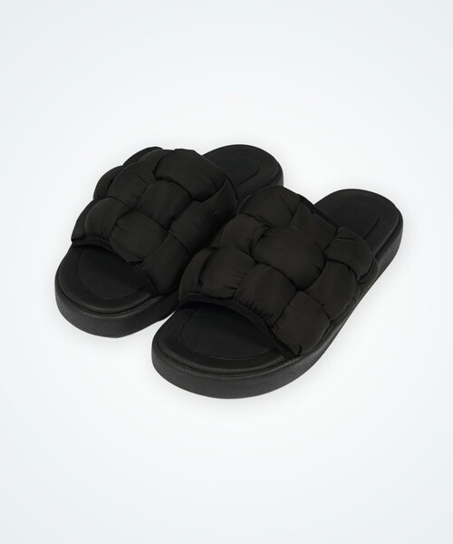 サンダル 「FOOT INDUSTRY/フットインダストリー」 Down Slipper