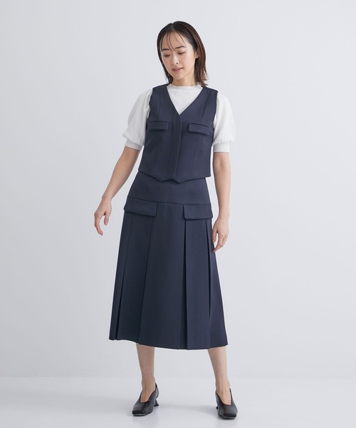 BORDERS at BALCONY（ボーダーズアットバルコニー） スカート FLAP