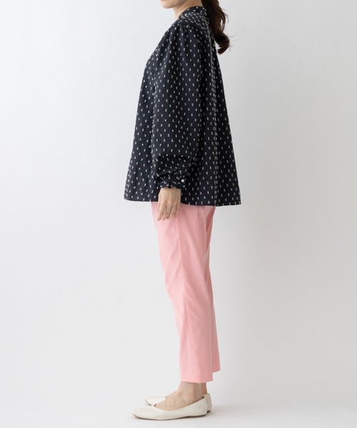 Sono（ソーノ） ブラウス シャツ 「SONO/ソーノ」プチリボンジャガード