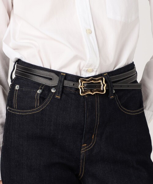 A VACATION（アヴァケーション） ベルト A VACATION RIBBON ゴールド