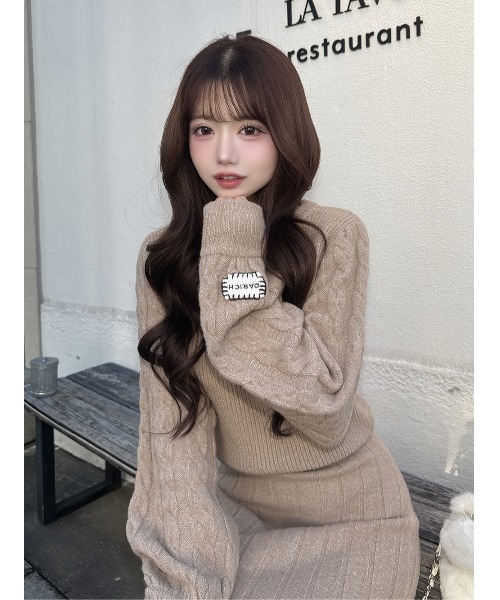 Darich（ダーリッチ） ワンピース ハートオープンニットミニワンピース