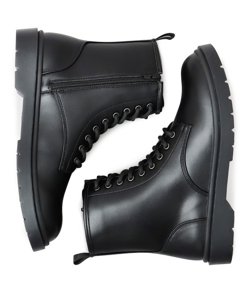 8 ブーツ レースアップブーツ メンズ レディース : ZOZOTOWN Yahoo!店