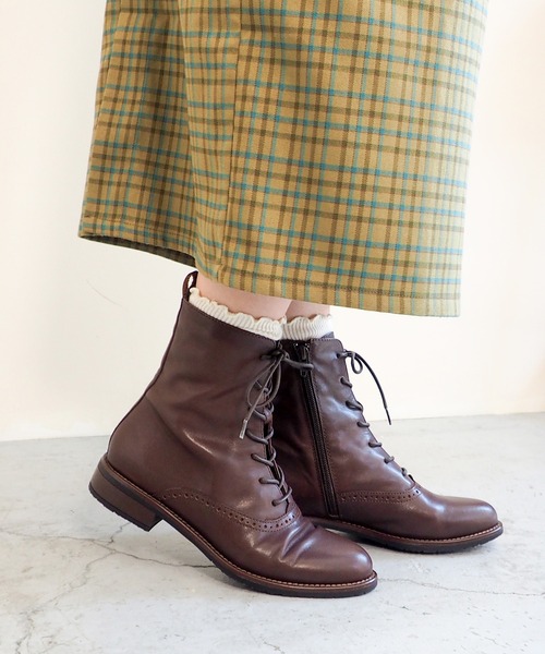 あしながおじさん ブーツ 軽量・防滑｜レースアップブーツ 2410097