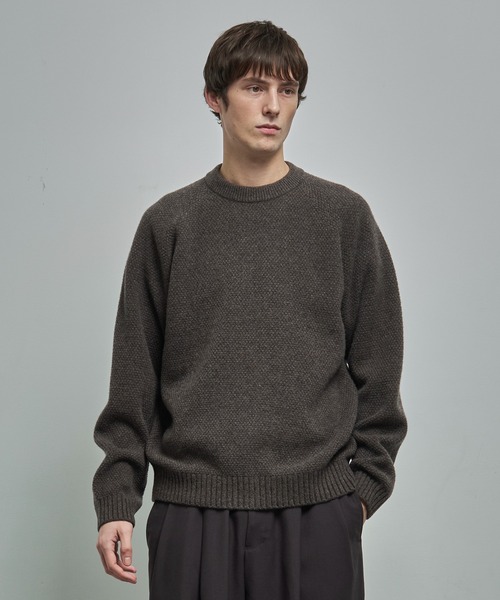 ATON（エイトン） セーター ニット 「ATON」LAMBS WOOL CREWNECK