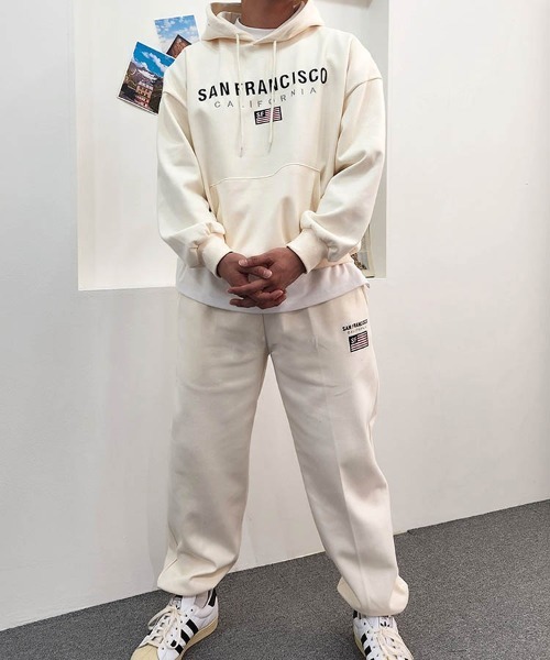 Dalfwin（ダールフィン） パーカー 「上下2点セット」SANFRANCISCO刺繍