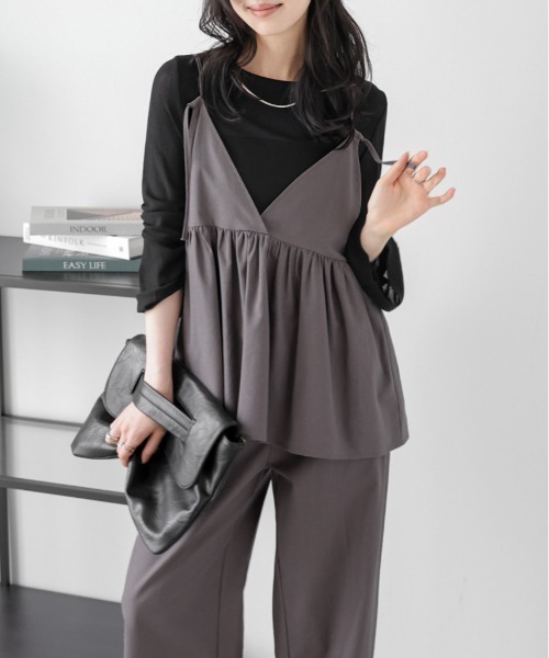 La-gemme（ラジェム） セットアップ 前後2WAYビスチェ×パンツ