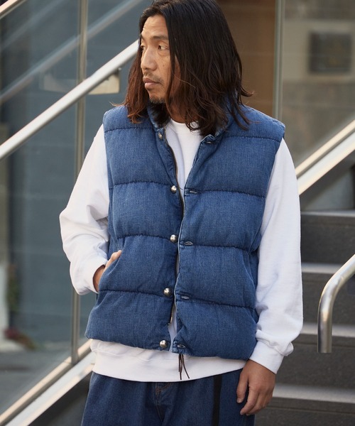 REMI RELIEF（レミ レリーフ） ダウンベスト ベスト ナチュラル加工