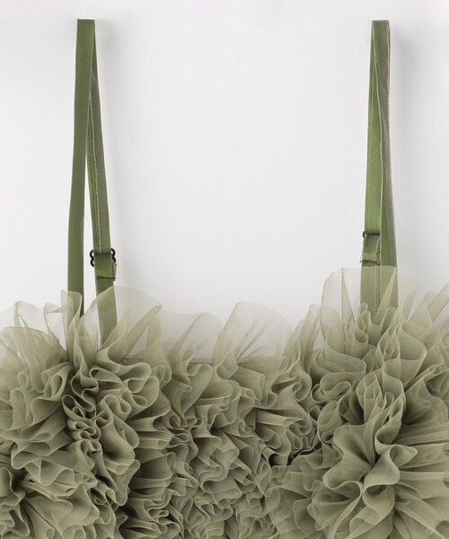 VIVIANO x Vermeerist BEAMS /Tulleキャミソール VIVIANO x Vermeerist