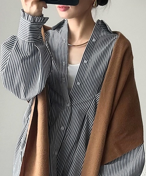 BEARDSLEY（ビアズリー） 長袖ブラウス FREE ホワイト レディース