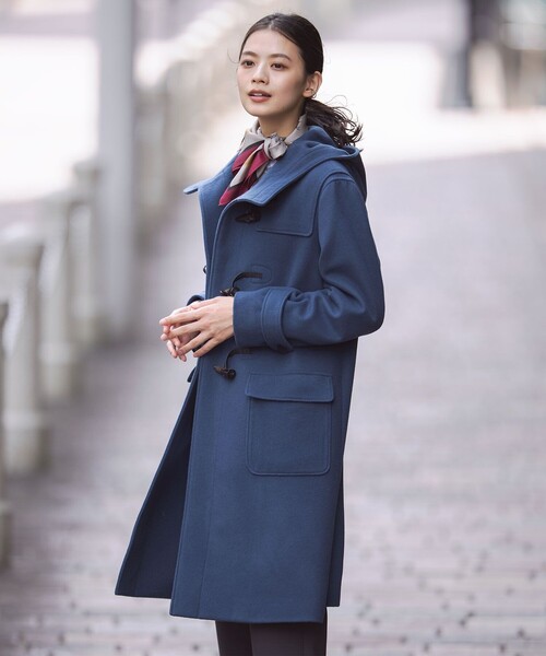 ダッフルコート コート Jackal 140s ソフトメルトン レディース