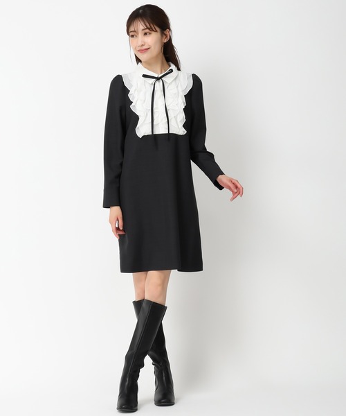 MISCH MASCH（ミッシュマッシュ） ワンピース フリルブラウスミニ