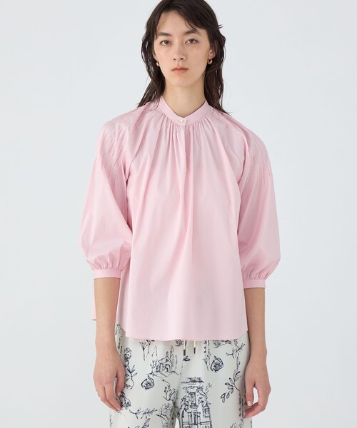 TOMORROWLAND collection ブラウス シャツ ストレッチブロード