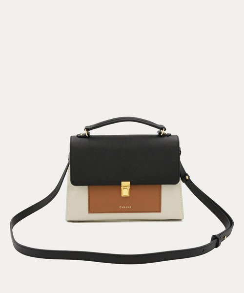 CULLNI（クルニ） ショルダーバッグ Clasp lock Leather Pocket Hand