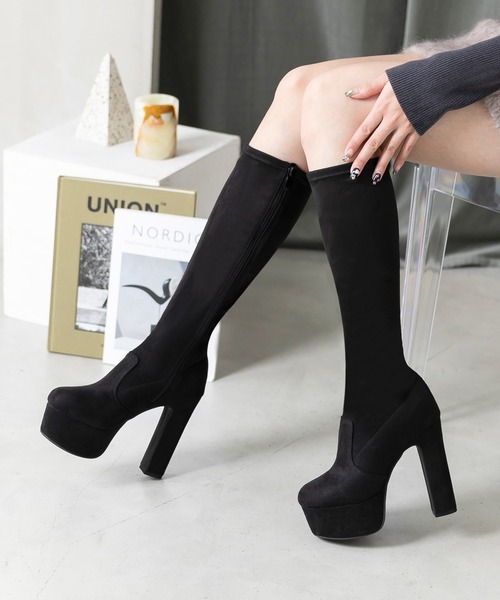 attagirl（アタガール） ブーツ 厚底ハイヒールロングブーツ