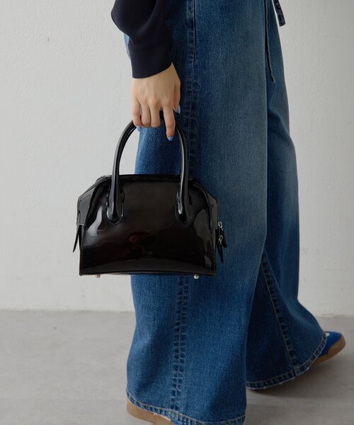 Whim Gazette（ウィム ガゼット） ボストンバッグ 「Hoaw.」PVC