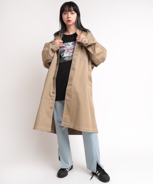 RNA（アールエヌエー） ステンカラーコート コート C0731 ロングBIG