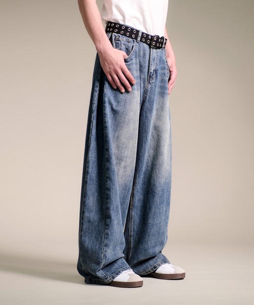 CALIFORNIA OUTFITTERS ジーンズ 7A9 ワイドデニムパンツ ウォッシュ