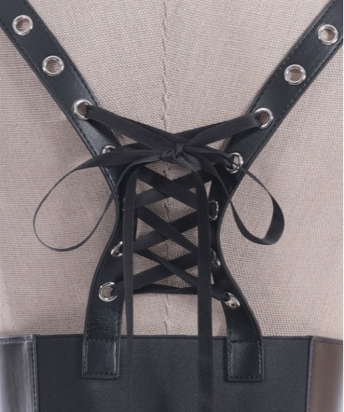 axes femme POETIQUE ベルト レースアップハーネスベルト レディース