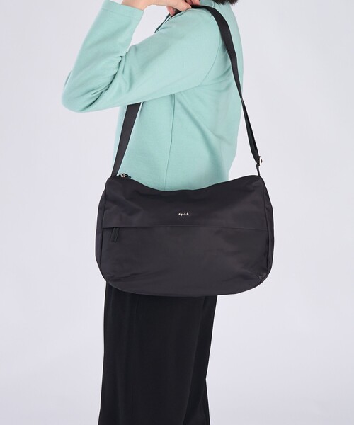 agnes b.（アニエスベー） ショルダーバッグ バッグ ナイロン ラージ